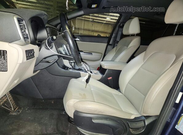 KNDP63AC3L7774391 2020 KIA SPORTAGE Charcoal Vista interior delantera