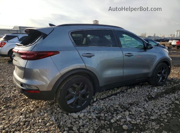 KNDP63AC3M7866859 2021 KIA SPORTAGE Gray Tył prawy