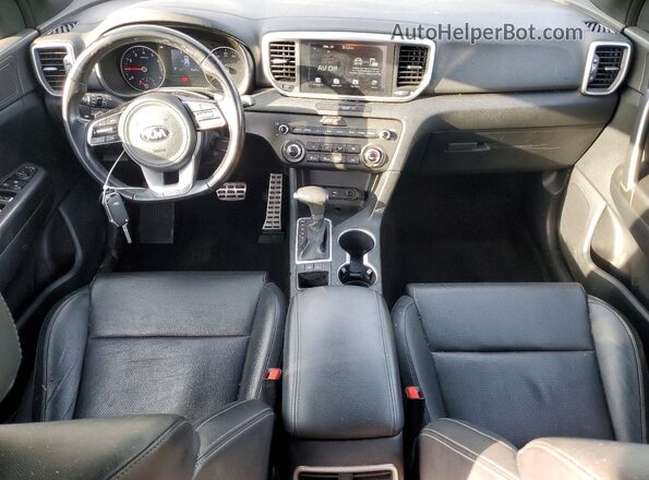 KNDP63AC3M7866859 2021 KIA SPORTAGE Gray Widok deski rozdzielczej