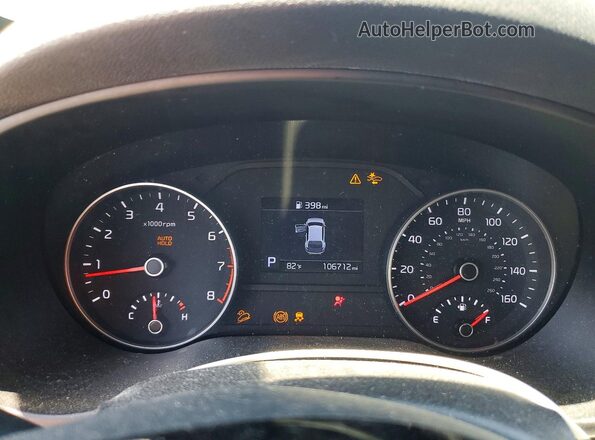KNDP63AC4L7635614 2020 KIA SPORTAGE Gray Instrument cluster view
