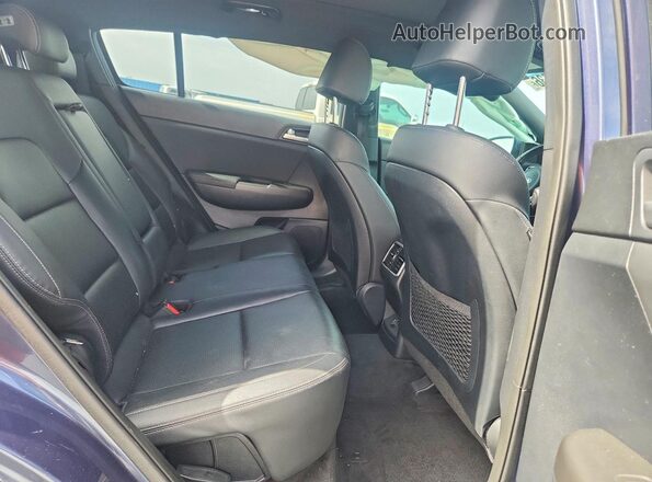 KNDP63AC4L7677507 2020 KIA SPORTAGE Teal უკანა სავარძლების ხედი