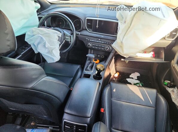 KNDP63AC4M7846314 2021 KIA SPORTAGE Black Vista del salpicadero