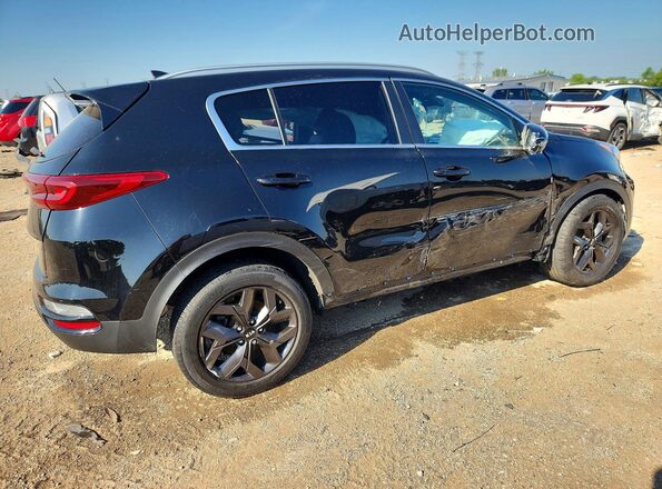KNDP63AC4M7846314 2021 KIA SPORTAGE Black Trasero derecho