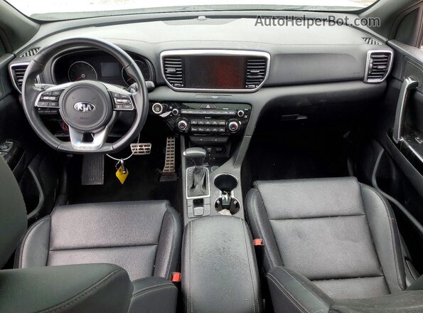 KNDP63AC4N7948343 2022 KIA SPORTAGE White Dashboard view