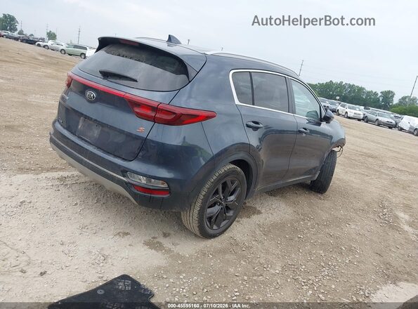 KNDP63AC5L7725483 2020 KIA SPORTAGE Синий Задняя правая четверть