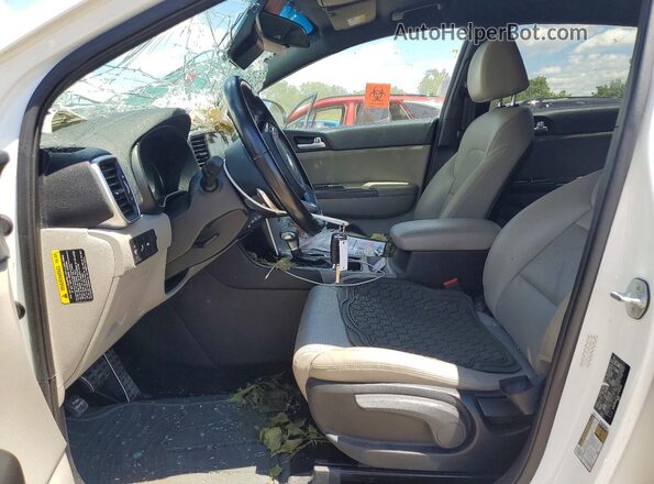 KNDP63AC5L7742932 2020 KIA SPORTAGE White Սալոնի դիմացի տեսք