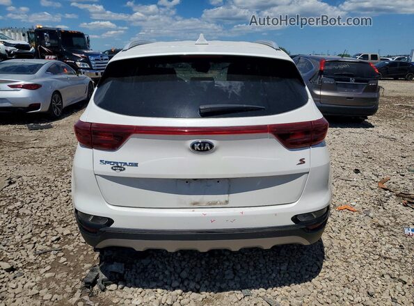 KNDP63AC5L7742932 2020 KIA SPORTAGE White Հետևի տեսք