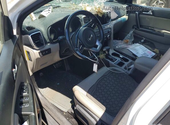 KNDP63AC5L7742932 2020 KIA SPORTAGE White Առջևի վահանակի տեսք