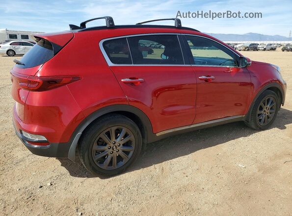 KNDP63AC6L7695765 2020 KIA SPORTAGE Красный Задняя правая четверть