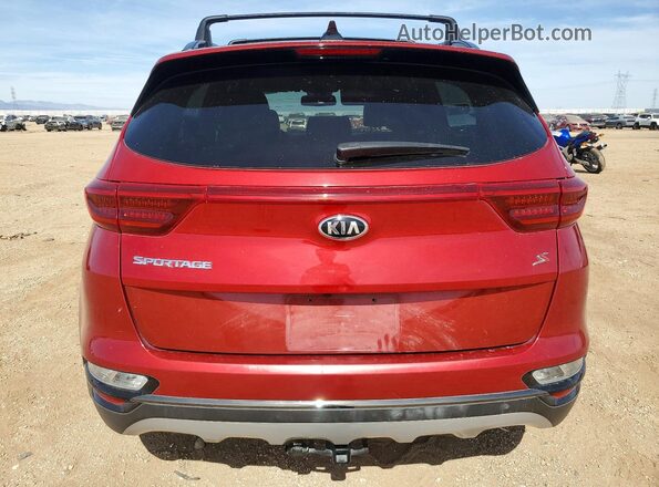 KNDP63AC6L7695765 2020 KIA SPORTAGE Красный Вид сзади