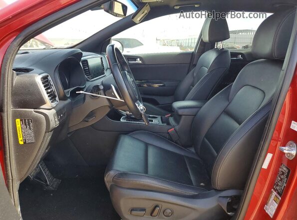 KNDP63AC6L7695765 2020 KIA SPORTAGE Красный Вид салона спереди