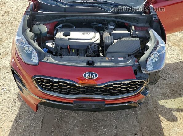 KNDP63AC6L7695765 2020 KIA SPORTAGE Красный Вид задней части салона