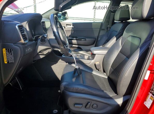 KNDP63AC8M7919183 2021 KIA SPORTAGE Red წინა სალონის ხედი