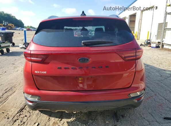 KNDP63AC8M7919183 2021 KIA SPORTAGE Red უკანა ხედი