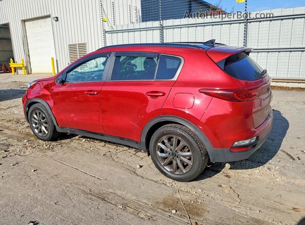 KNDP63AC8M7919183 2021 KIA SPORTAGE Red უკანა მარცხენა