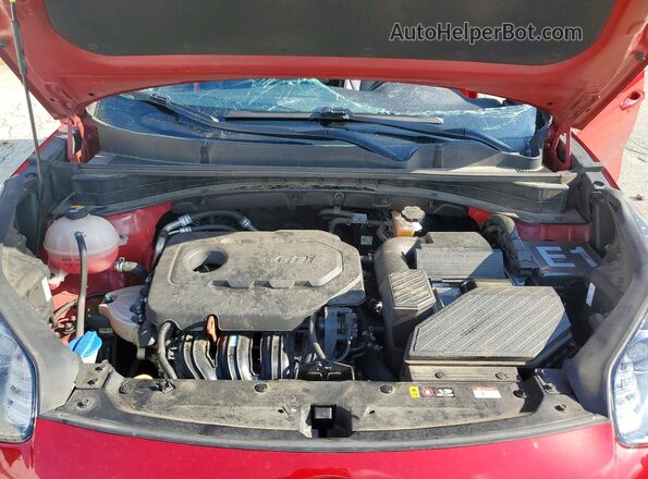 KNDP63AC8M7919183 2021 KIA SPORTAGE Red უკანა სალონის ხედი