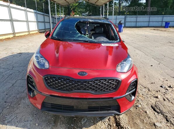 KNDP63AC8M7919183 2021 KIA SPORTAGE Red წინა ხედი