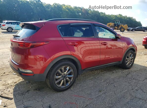 KNDP63AC8M7919183 2021 KIA SPORTAGE Red უკანა მარჯვენა