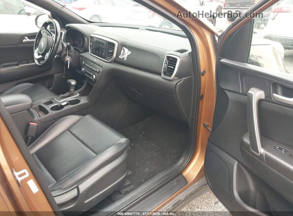 KNDP6CAC2L7709743 2020 KIA SPORTAGE Orange Вид салону спереду
