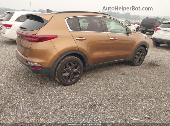 KNDP6CAC2L7709743 2020 KIA SPORTAGE Orange Задня права чверть