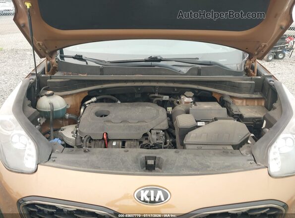 KNDP6CAC2L7709743 2020 KIA SPORTAGE Orange Вид ззаду