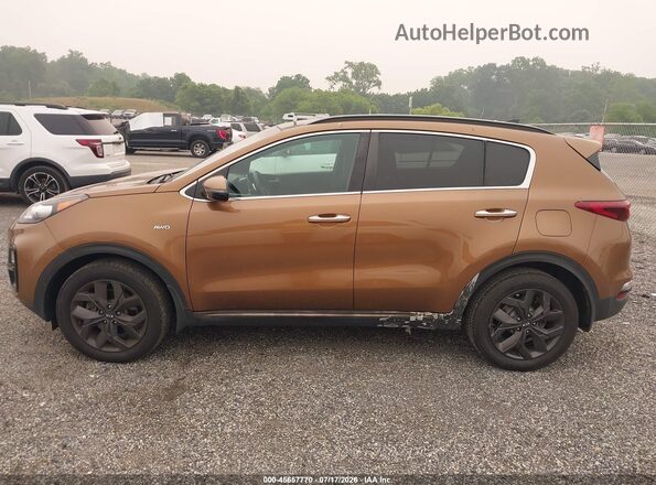 KNDP6CAC2L7709743 2020 KIA SPORTAGE Orange 