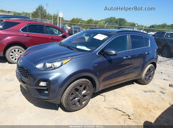 KNDP6CAC2L7823550 2020 KIA SPORTAGE Navy Передня ліва чверть