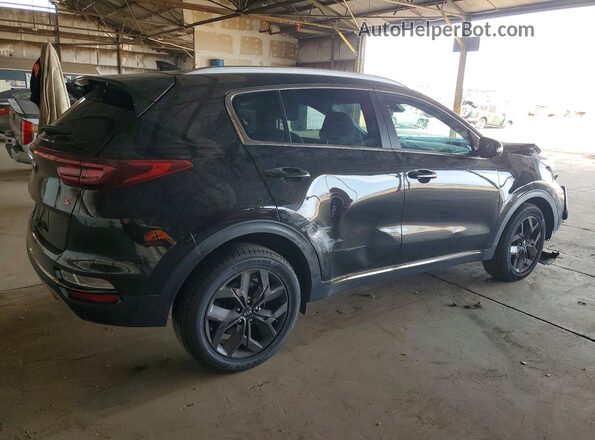 KNDP6CAC3L7714045 2020 KIA SPORTAGE Черный Задняя правая четверть