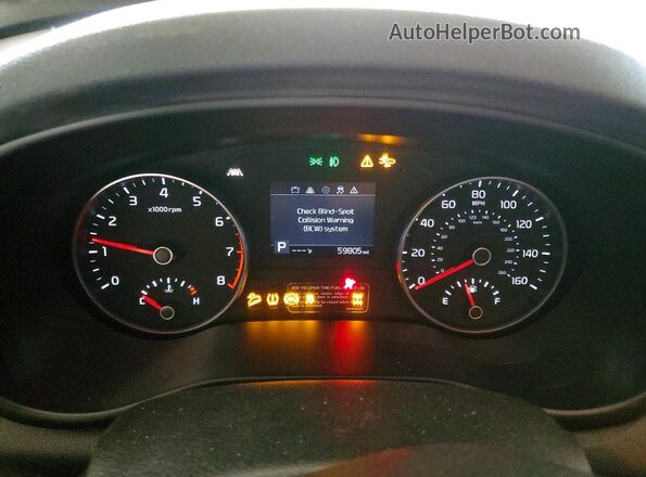 KNDP6CAC3L7714045 2020 KIA SPORTAGE Черный Вид щитка приборов