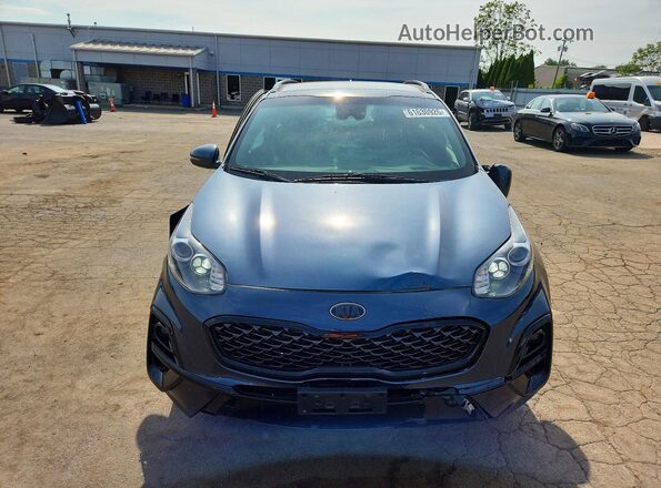 KNDP6CAC3M7901416 2021 KIA SPORTAGE Charcoal Widok z przodu