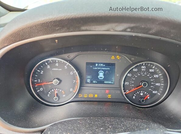 KNDP6CAC3M7901416 2021 KIA SPORTAGE Charcoal Widok zestawu wskaźników