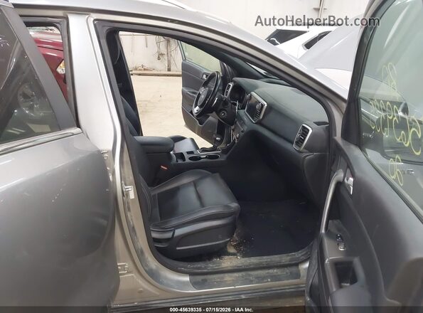 KNDP6CAC4L7665714 2020 KIA SPORTAGE Gray წინა სალონის ხედი