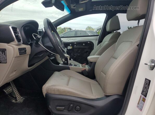 KNDP6CAC4N7015414 2022 KIA SPORTAGE White Vista interior delantera