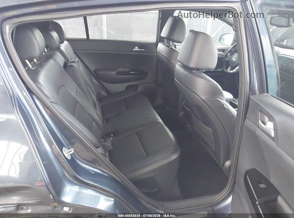 KNDP6CAC5M7890144 2021 KIA SPORTAGE Blue Widok naklejki z numerem VIN