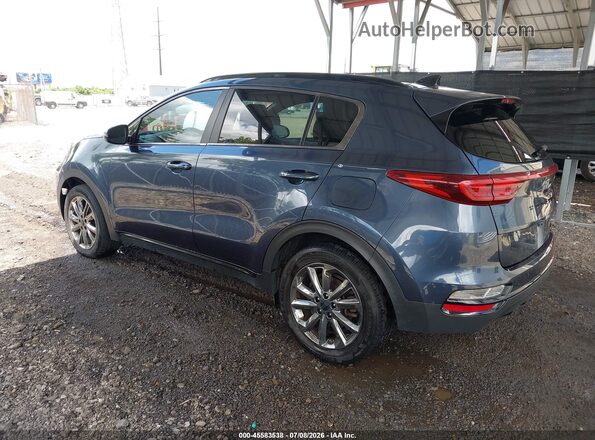 KNDP6CAC5M7890144 2021 KIA SPORTAGE Blue Tył lewy