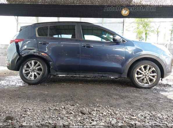 KNDP6CAC5M7890144 2021 KIA SPORTAGE Blue Widok wnętrza 360 stopni