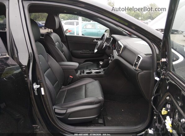 KNDP6CAC6L7772666 2020 KIA SPORTAGE Black Vista interior delantera