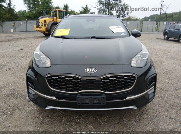 KNDP6CAC6L7772666 2020 KIA SPORTAGE Black Vista del cuadro de instrumentos