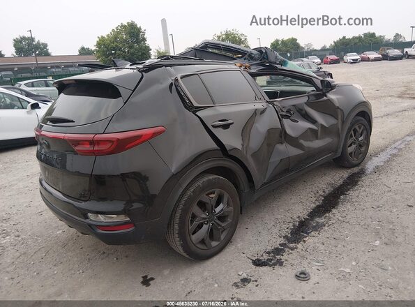 KNDP6CAC6M7887589 2021 KIA SPORTAGE Black Հետևի աջ
