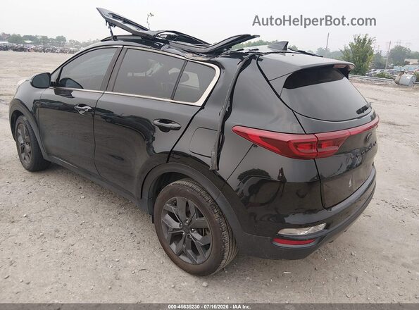 KNDP6CAC6M7887589 2021 KIA SPORTAGE Black Հետևի ձախ