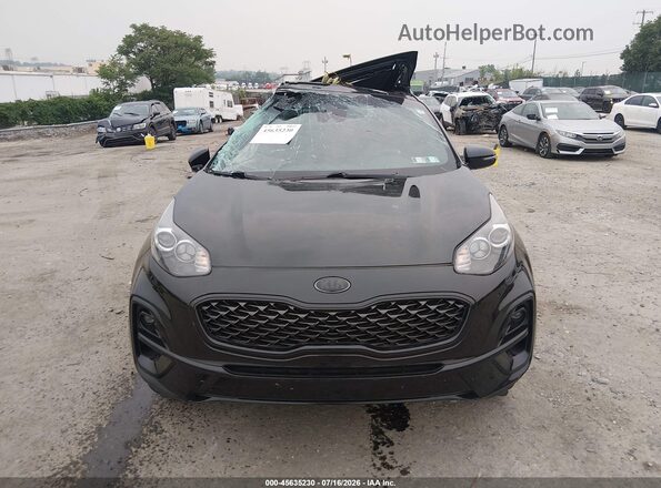 KNDP6CAC6M7887589 2021 KIA SPORTAGE Black Սարքավորումների վահանակի տեսք