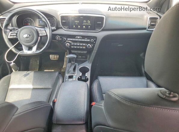KNDP6CAC6M7909008 2021 KIA SPORTAGE Charcoal Widok deski rozdzielczej