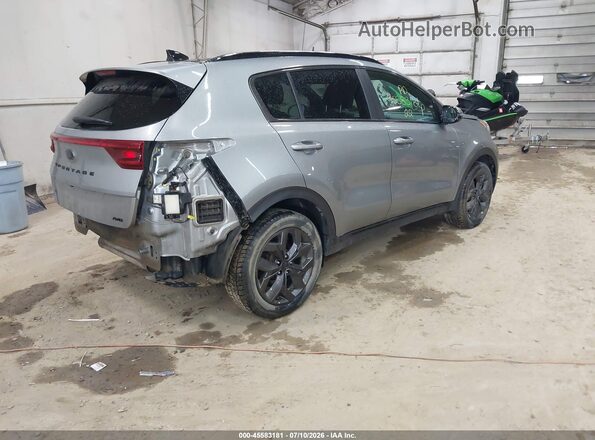 KNDP6CAC7N7017089 2022 KIA SPORTAGE Silver Задня права чверть