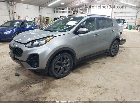 KNDP6CAC7N7017089 2022 KIA SPORTAGE Silver Передня ліва чверть