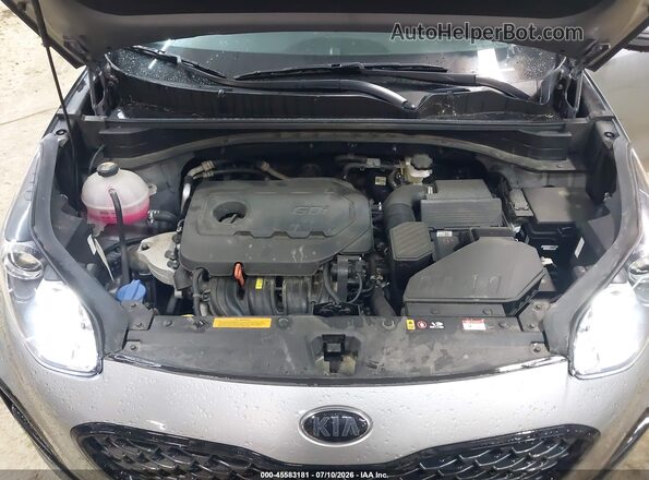 KNDP6CAC7N7017089 2022 KIA SPORTAGE Silver Вид ззаду