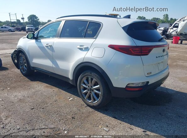 KNDP6CAC8M7938705 2021 KIA SPORTAGE White Հետևի ձախ