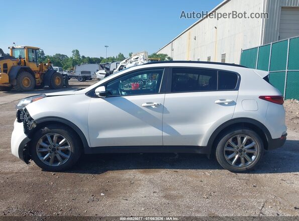 KNDP6CAC8M7938705 2021 KIA SPORTAGE White Սալոնի 360 աստիճան տեսք