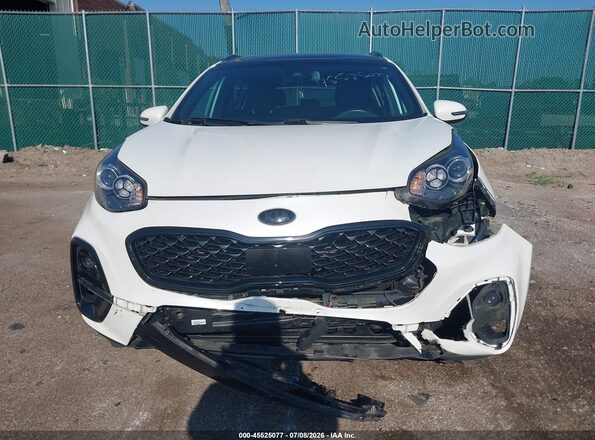 KNDP6CAC8M7938705 2021 KIA SPORTAGE White Սարքավորումների վահանակի տեսք