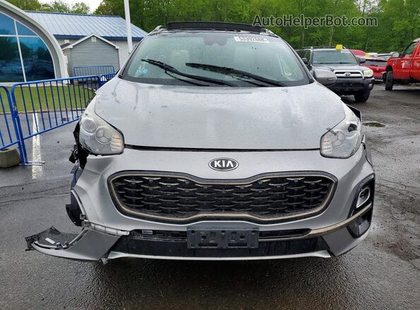 KNDP6CAC9L7717306 2020 KIA SPORTAGE Silver წინა ხედი