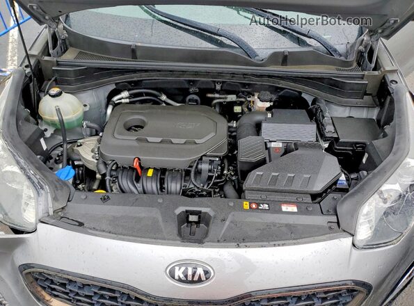 KNDP6CAC9L7717306 2020 KIA SPORTAGE Silver ძრავის განყოფილების ხედი